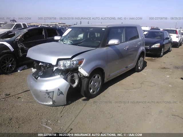 JTLZE4FE9A1108636 - 2010 TOYOTA SCION XB Gümüş foto 2