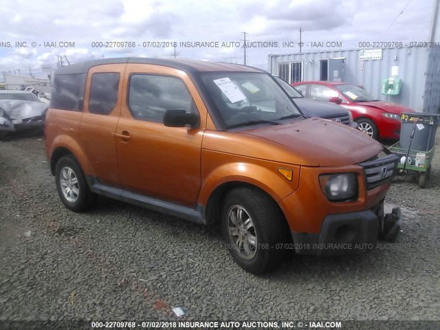 5J6YH28737L015586 - 2007 HONDA ELEMENT EX ORANGE photo 1