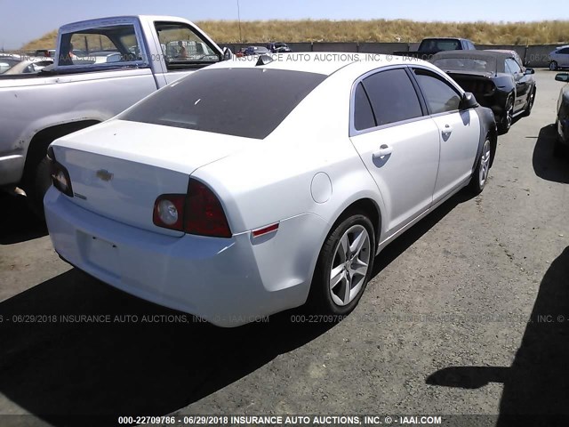 1G1ZA5EU2CF265073 - 2012 CHEVROLET MALIBU LS თეთრი ფოტო 4