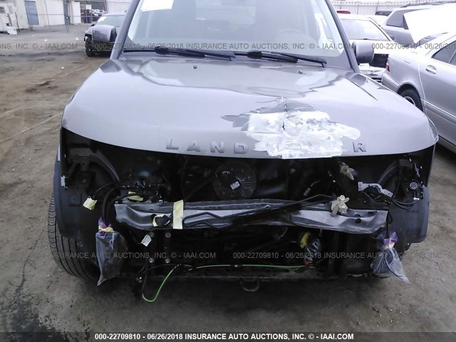 SALAF2D41AA513533 - 2010 LAND ROVER LR4 HSE GRAY photo 6