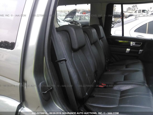 SALAF2D41AA513533 - 2010 LAND ROVER LR4 HSE GRAY photo 8