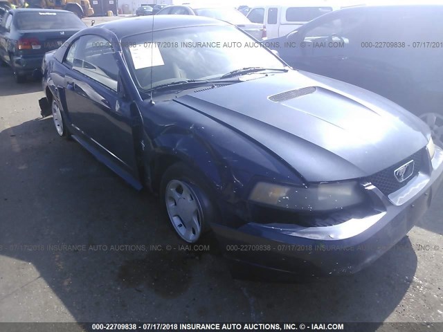 1FAFP40431F170776 - 2001 FORD MUSTANG Dark Blue photo 6