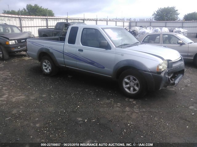 1N6DD26S82C362232 - 2002 NISSAN FRONTIER KING CAB XE SILVER photo 1