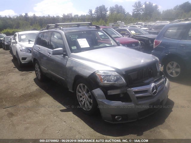 WDCGG8HB2BF662753 - 2011 MERCEDES-BENZ GLK 350 4MATIC GRAY photo 1