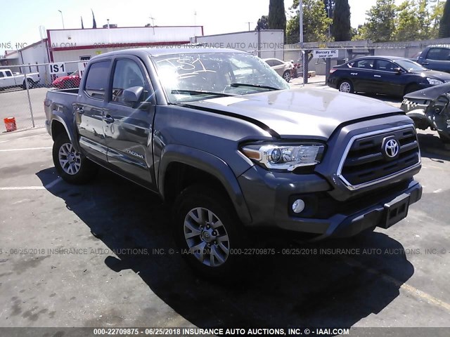 3TMAZ5CN3GM023987 - 2016 TOYOTA TACOMA DBL CAB/SR5/TRD SPORT/OR GRAY photo 1