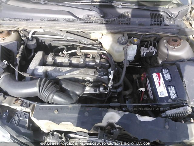 1G1ZS58F47F216540 - 2007 CHEVROLET MALIBU LS GOLD photo 10