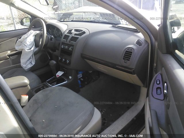 1G1ZS58F47F216540 - 2007 CHEVROLET MALIBU LS GOLD photo 5