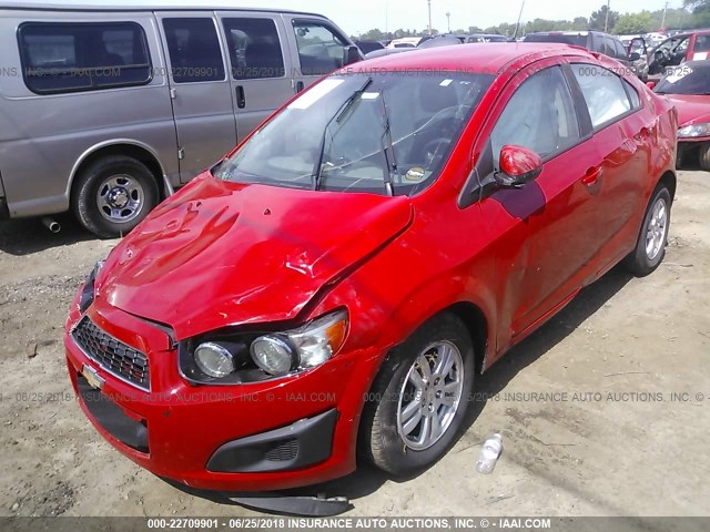 1G1JA5SH4C4202427 - 2012 CHEVROLET SONIC LS 红色 照片 2