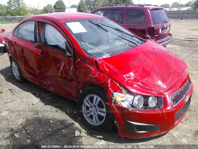 1G1JA5SH4C4202427 - 2012 CHEVROLET SONIC LS 红色 照片 6