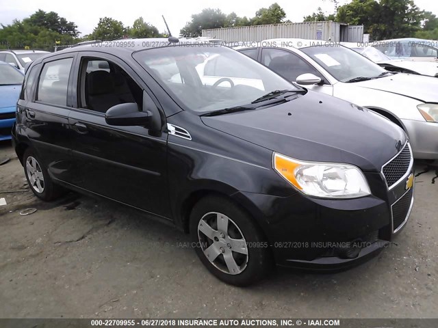 KL1TD6DE5AB110033 - 2010 CHEVROLET AVEO LS/LT 黑色 照片 1