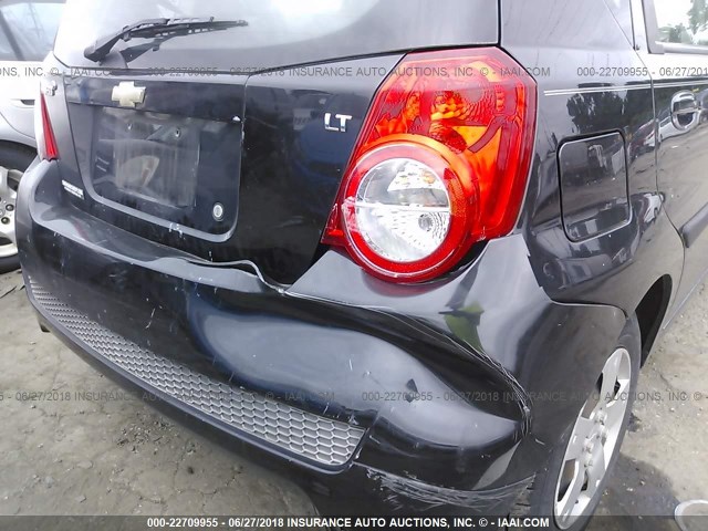 KL1TD6DE5AB110033 - 2010 CHEVROLET AVEO LS/LT 黑色 照片 6