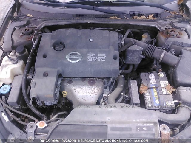 1N4AL11DX6C212727 - 2006 NISSAN ALTIMA S/SL GRAY photo 10