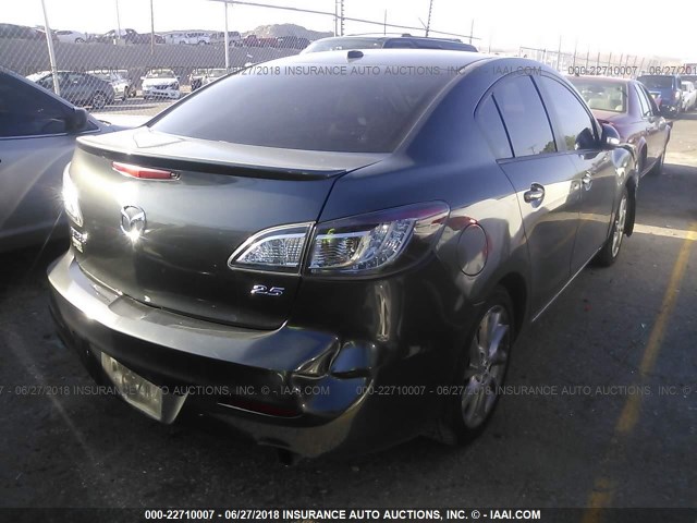 JM1BL1W6XC1515135 - 2012 MAZDA 3 S BLACK photo 4