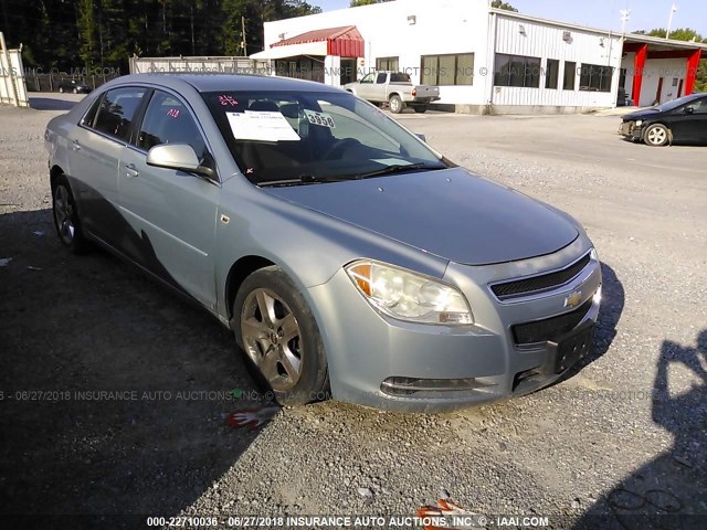 1G1ZH57B58F154211 - 2008 CHEVROLET MALIBU 1LT 浅蓝色 照片 1