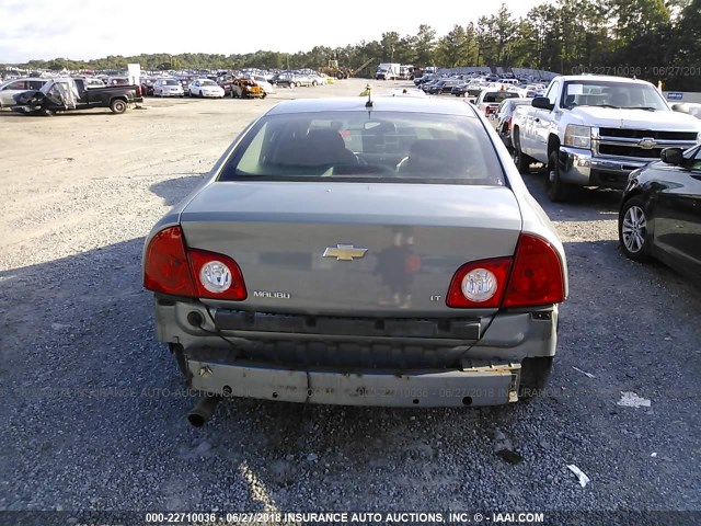 1G1ZH57B58F154211 - 2008 CHEVROLET MALIBU 1LT 浅蓝色 照片 6