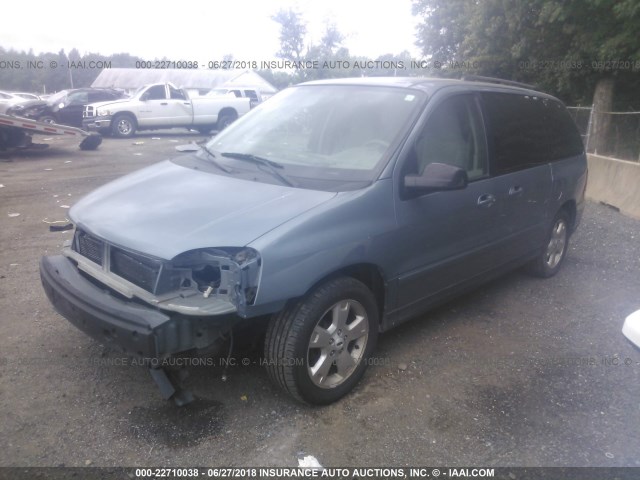 2FMZA57634BA88165 - 2004 FORD FREESTAR SES BLUE photo 2