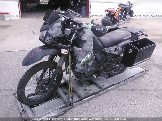 JKAKLEE12GDA85387 - 2016 KAWASAKI KL650 E BLACK photo 2