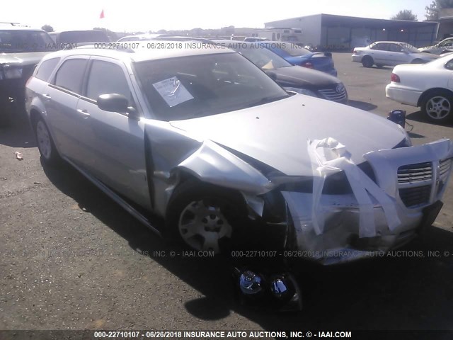 2D4FV47T66H517846 - 2006 DODGE MAGNUM SE SILVER photo 1