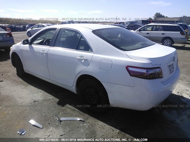 4T4BE46K39R097907 - 2009 TOYOTA CAMRY SE/LE/XLE 白色 照片 3
