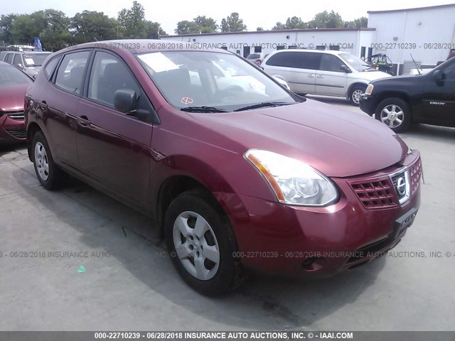 JN8AS58V39W179273 - 2009 NISSAN ROGUE S/SL MAROON photo 1