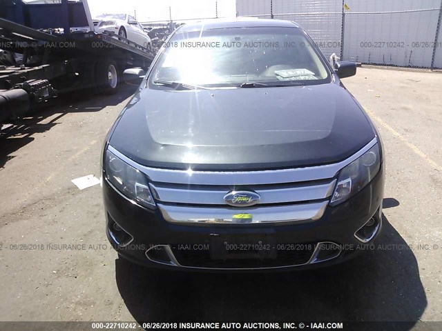 3FAHP0KC0AR227900 - 2010 FORD FUSION SPORT BLACK photo 6