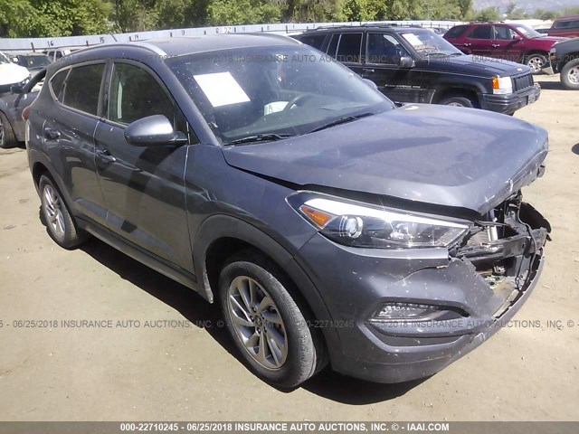 KM8J33A47HU252598 - 2017 HYUNDAI TUCSON LIMITED/SPORT AND ECO/SE GRAY photo 1