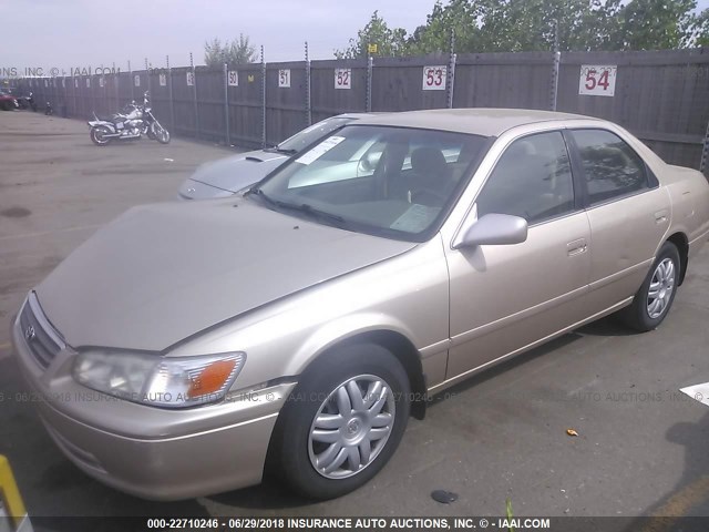 JT2BF22K3Y0257207 - 2000 TOYOTA CAMRY CE/LE/XLE GOLD photo 2