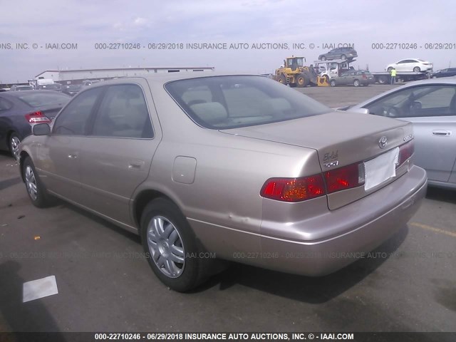 JT2BF22K3Y0257207 - 2000 TOYOTA CAMRY CE/LE/XLE 金色 照片 3