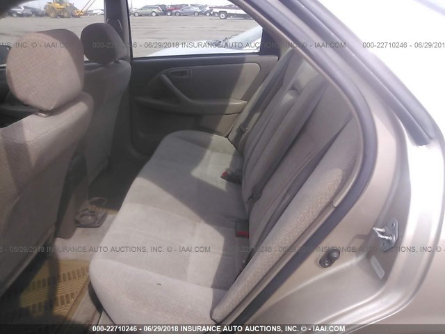 JT2BF22K3Y0257207 - 2000 TOYOTA CAMRY CE/LE/XLE GOLD photo 8