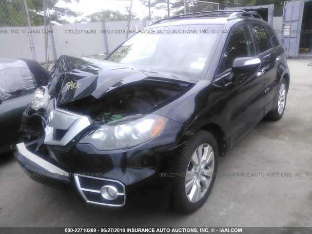 5J8TB1H56CA004700 - 2012 ACURA RDX TECHNOLOGY BLACK photo 2