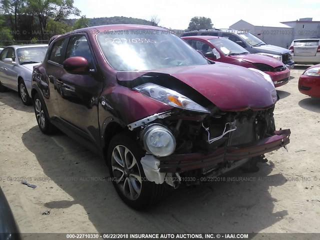 JN8AF5MV8BT009086 - 2011 NISSAN JUKE S/SV/SL RED photo 1