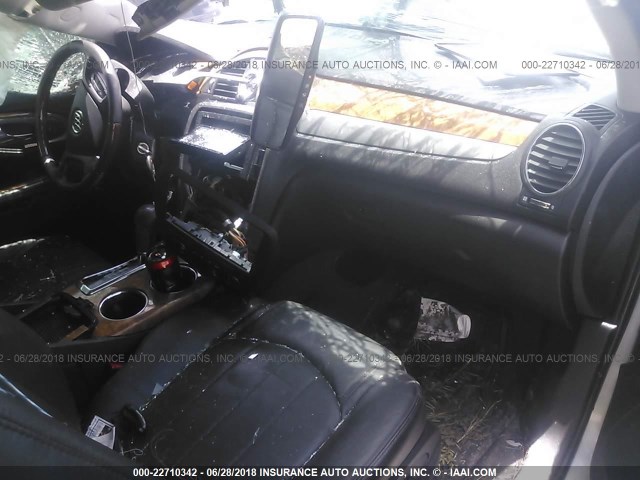 5GAKRBED6BJ397072 - 2011 BUICK ENCLAVE CXL 银色 照片 5