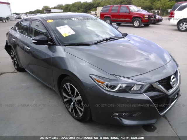 1N4AA6AP9JC362768 - 2018 NISSAN MAXIMA 3.5S/SV/SL/SR/PLAT GRAY photo 1