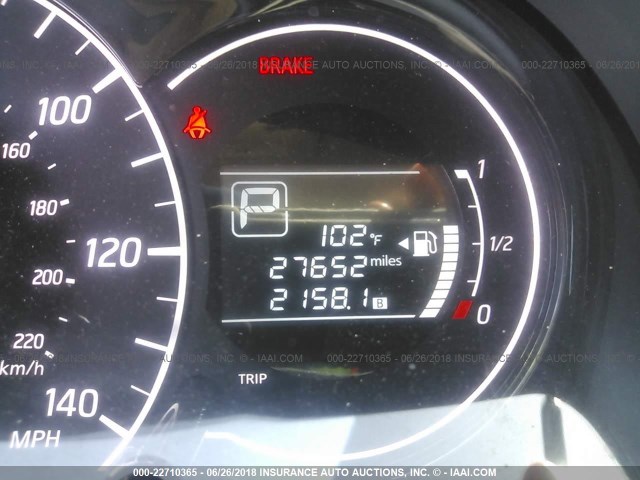 3N1CE2CP1FL414373 - 2015 NISSAN VERSA NOTE S/S PLUS/SV/SL/SR RED photo 7