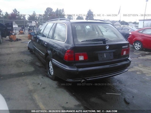 WBADP6331XBV60322 - 1999 BMW 528 IT AUTOMATIC Schwarz Foto 3