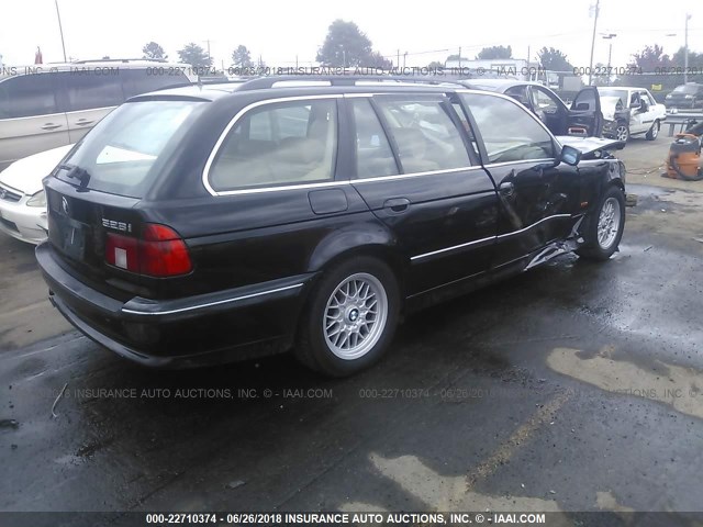 WBADP6331XBV60322 - 1999 BMW 528 IT AUTOMATIC BLACK photo 4