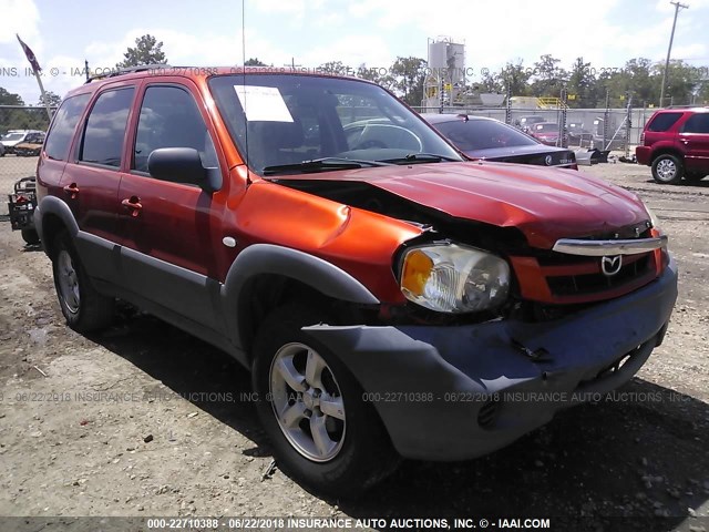 4F2YZ02Z66KM04485 - 2006 MAZDA TRIBUTE I ORANGE photo 1