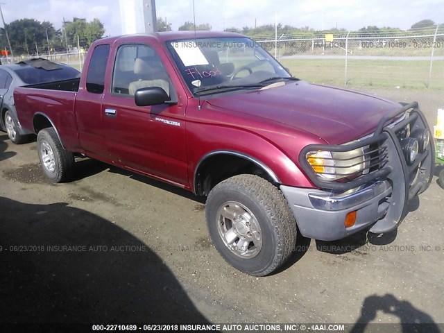 4TASN92N9XZ509707 - 1999 TOYOTA TACOMA XTRACAB PRERUNNER წითელი ფოტო 1
