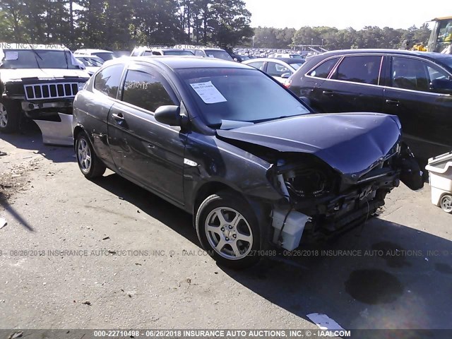 KMHCM36C89U136947 - 2009 HYUNDAI ACCENT GS GRAY photo 1