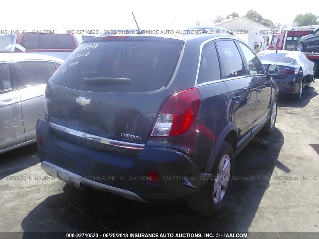 3GNAL2EK4DS602827 - 2013 CHEVROLET CAPTIVA LS 灰色 照片 4