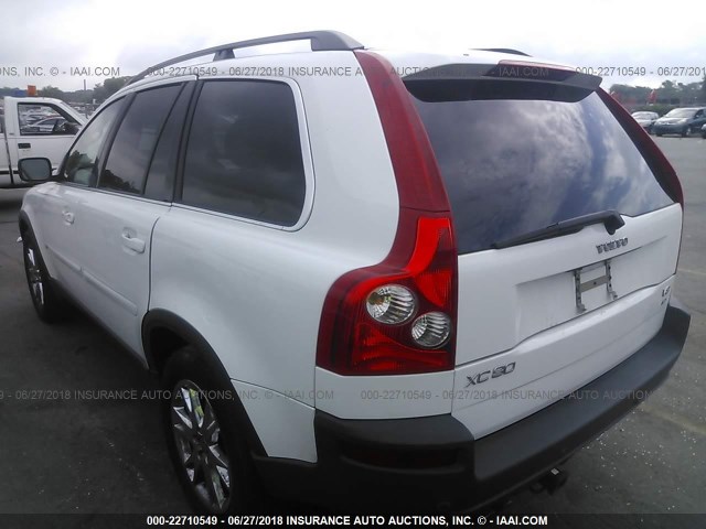 YV1CZ852851183414 - 2005 VOLVO XC90 V8 WHITE photo 3