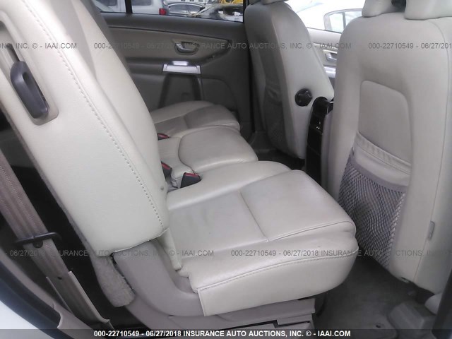 YV1CZ852851183414 - 2005 VOLVO XC90 V8 WHITE photo 8