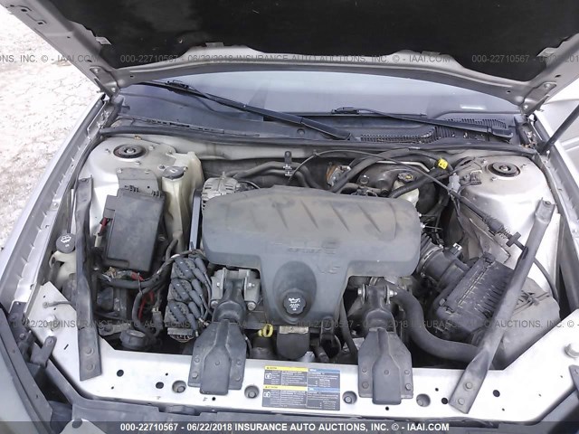 2G2WP552381119436 - 2008 PONTIAC GRAND PRIX SILVER photo 10