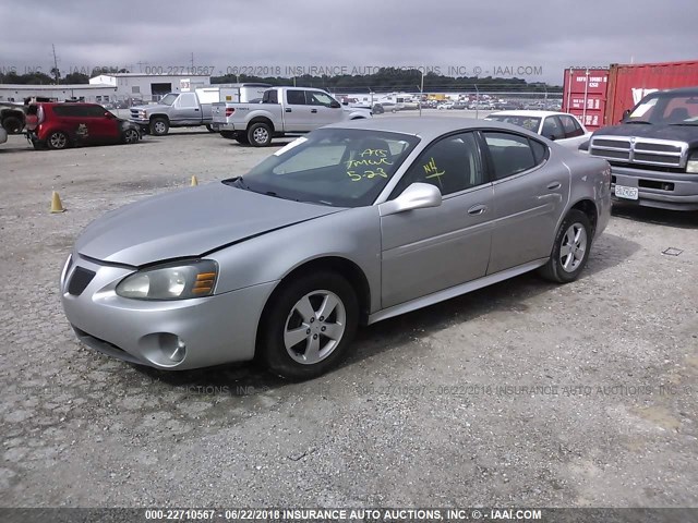 2G2WP552381119436 - 2008 PONTIAC GRAND PRIX SILVER photo 2