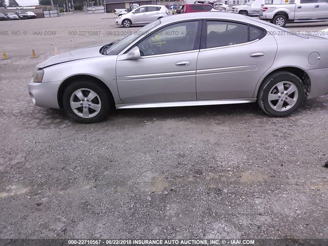 2G2WP552381119436 - 2008 PONTIAC GRAND PRIX SILVER photo 6