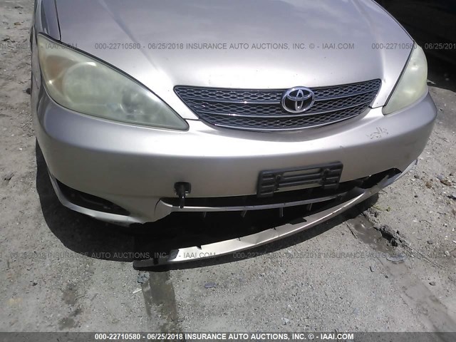 JTDBE30K530224172 - 2003 TOYOTA CAMRY LE/XLE Champagne photo 6