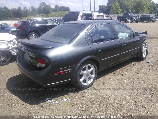 JN1CA31D21T631574 - 2001 NISSAN MAXIMA GXE/SE/GLE/20TH ANNIV GRAY photo 4