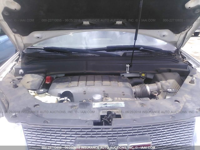 1GKER23D09J166231 - 2009 GMC ACADIA SLT-1 Weiß Foto 10