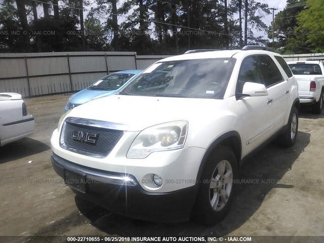 1GKER23D09J166231 - 2009 GMC ACADIA SLT-1 Weiß Foto 2