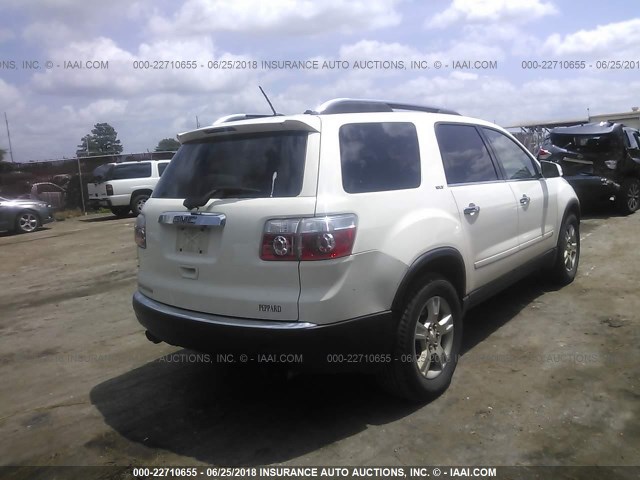 1GKER23D09J166231 - 2009 GMC ACADIA SLT-1 Weiß Foto 4
